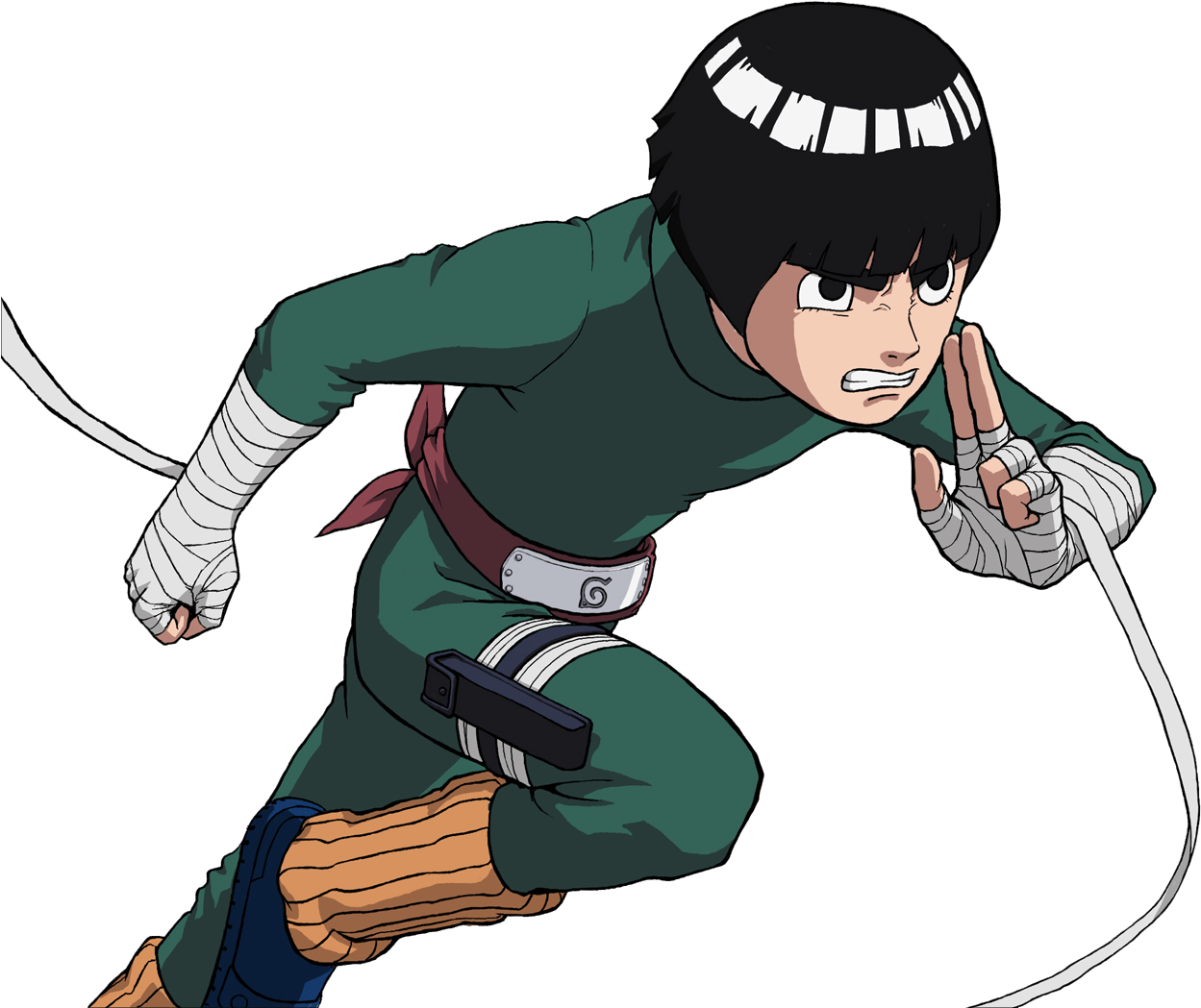 Animated Ninja Action Pose PNG