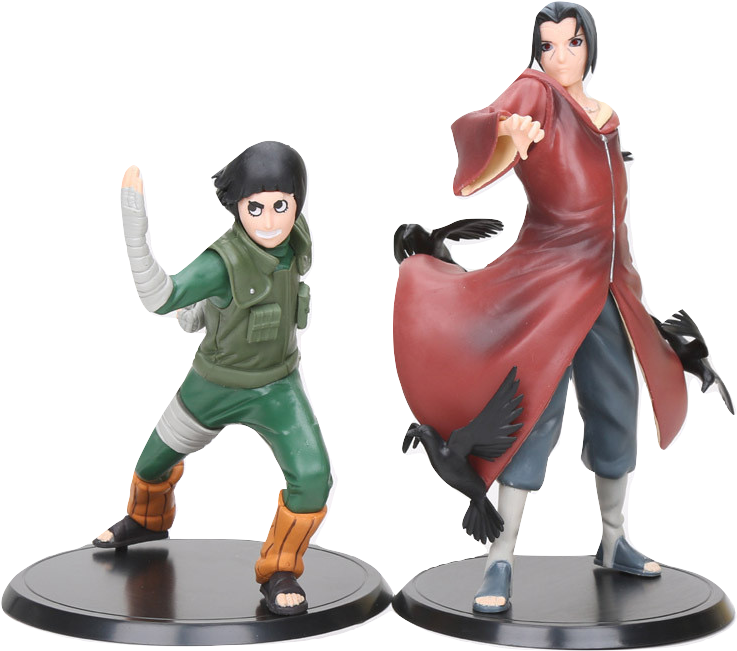 Animated Ninja Figurines PNG