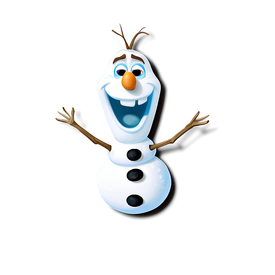 Animated Olaf Figure Png 05232024 PNG