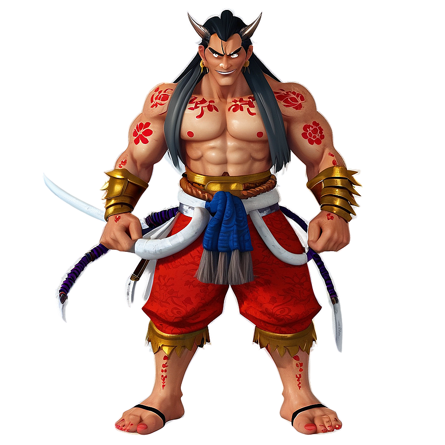 Animated Oni Character Png Mof PNG