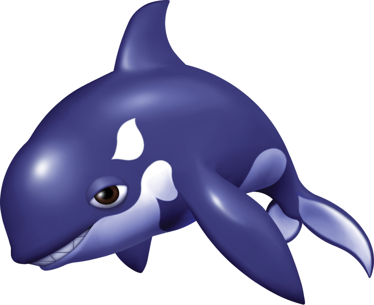 Animated Orca Character PNG