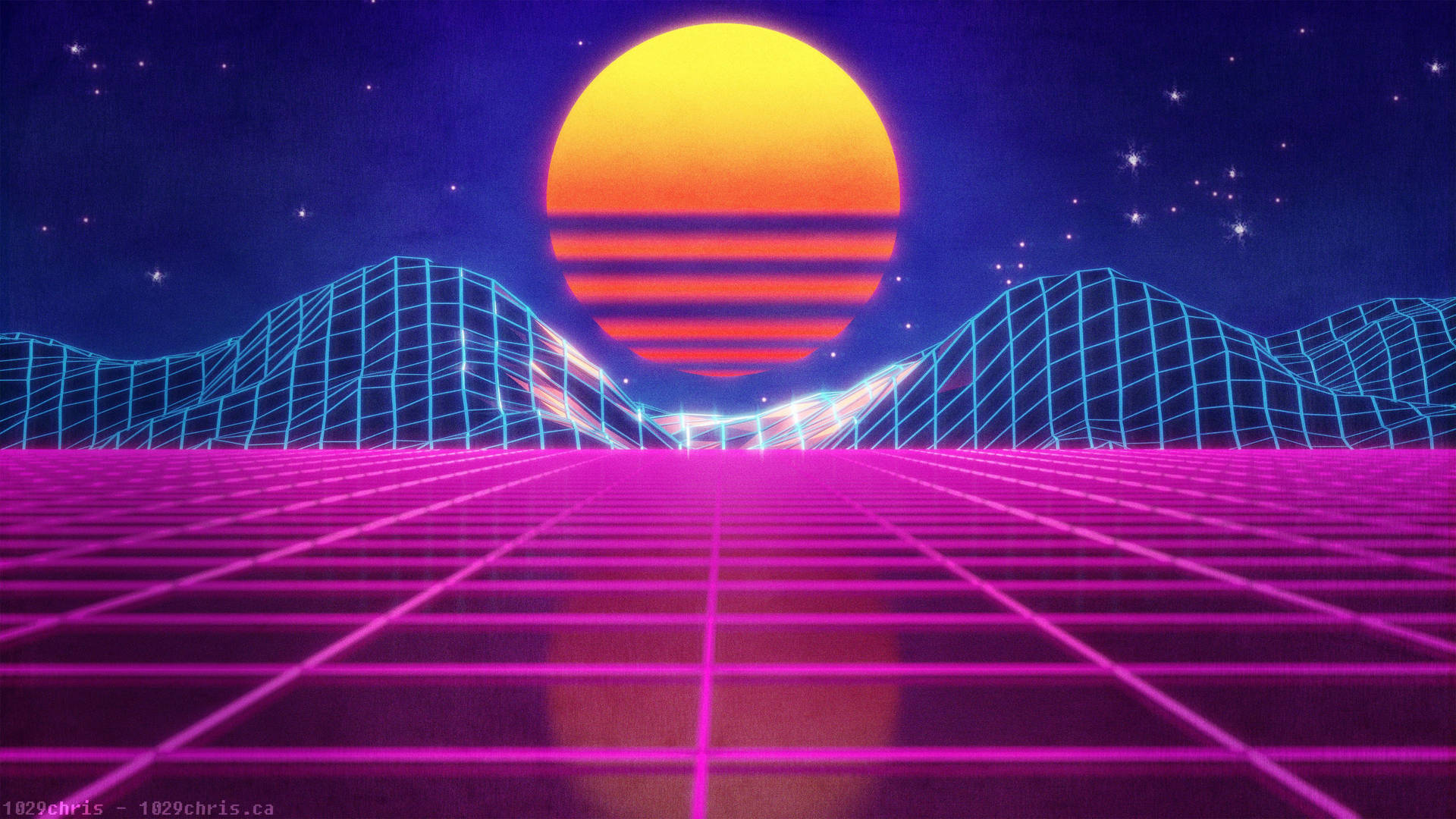 Animated Outrun Game Series Wallpaper