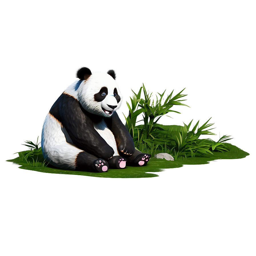 Animated Panda Character Png 05062024 PNG