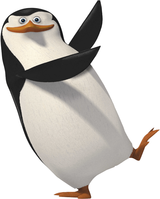 Animated Penguin Waving PNG