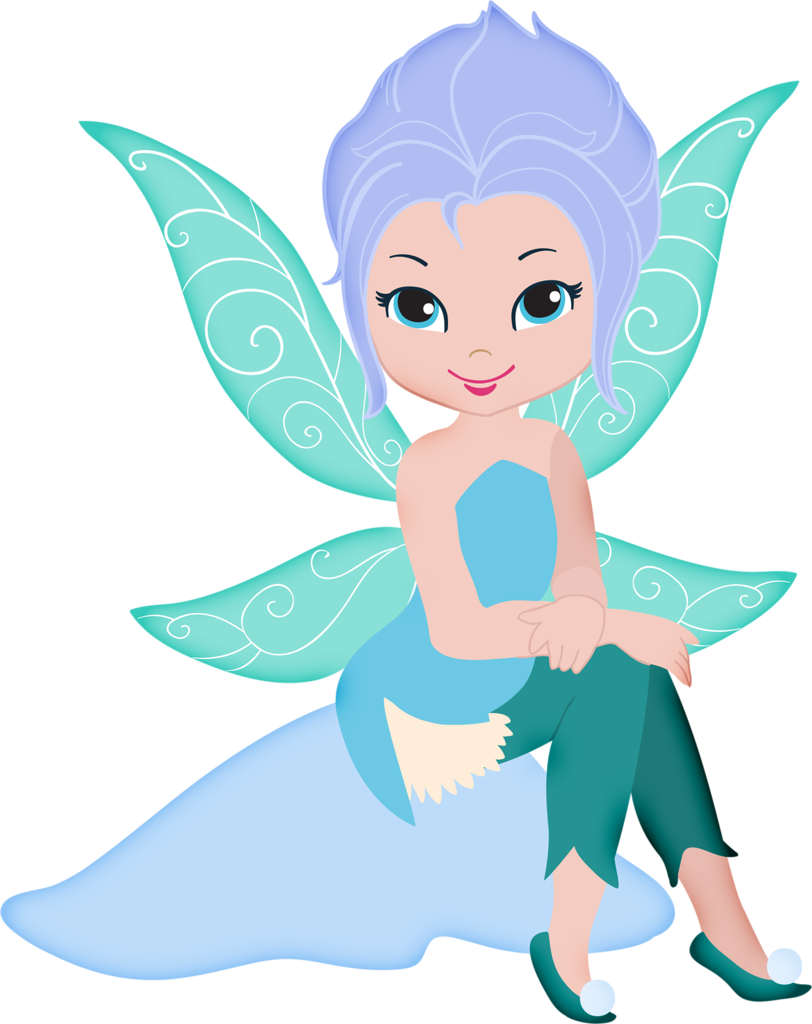 Animated Periwinkle Fairy Sitting PNG