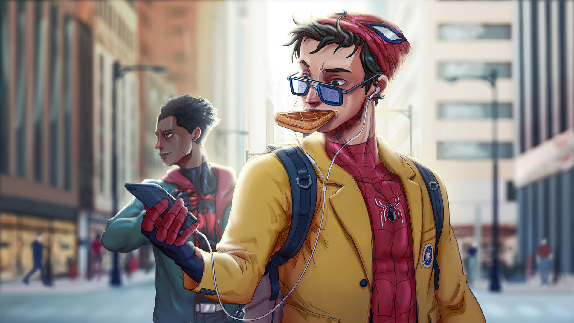 Peter Parker Animato Sfondo