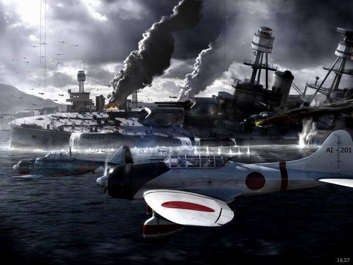 Animated Photo Of Pearl Harbor War Wallpaper