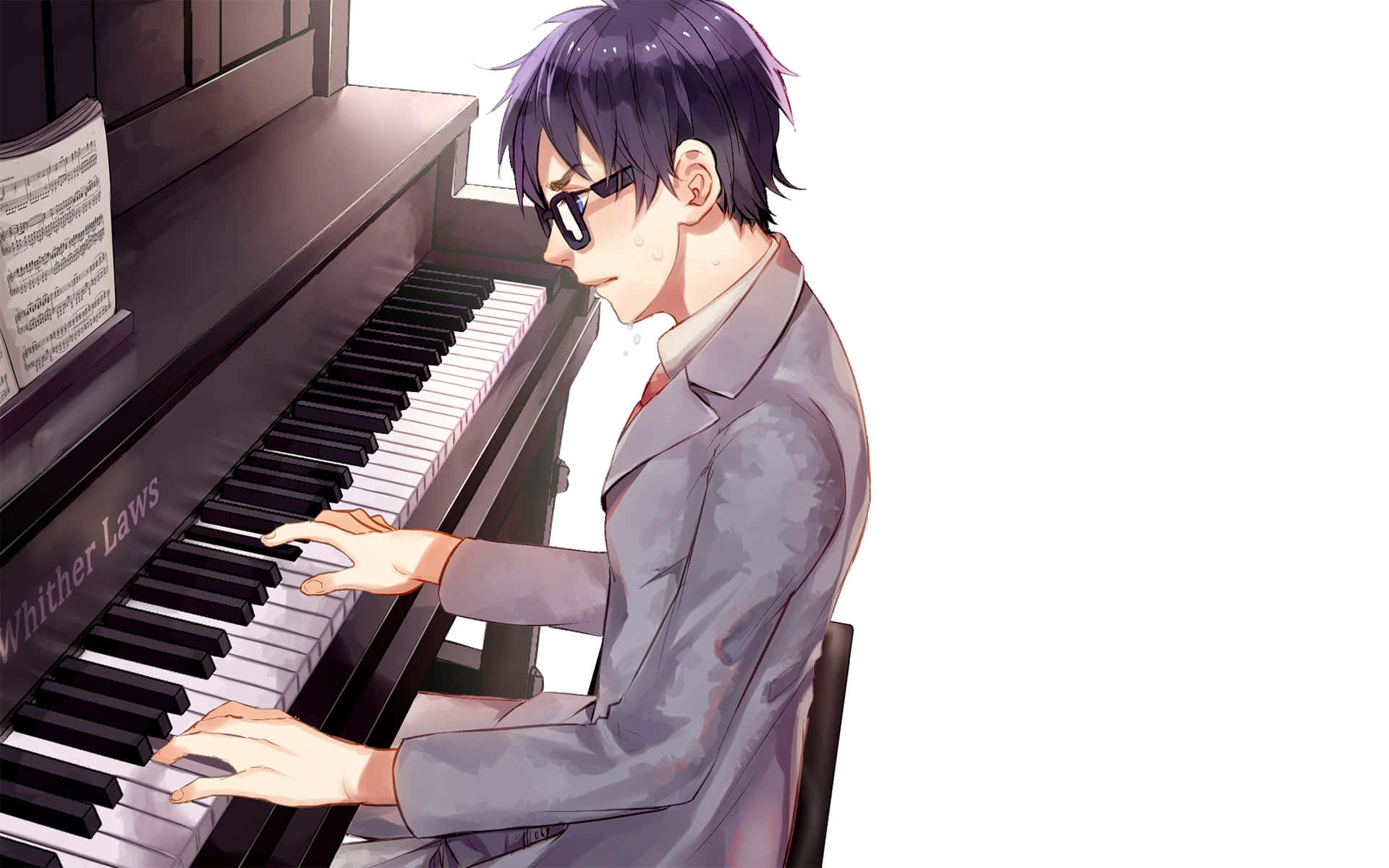 Pianiste Animé Your Lie In April Fond d'écran