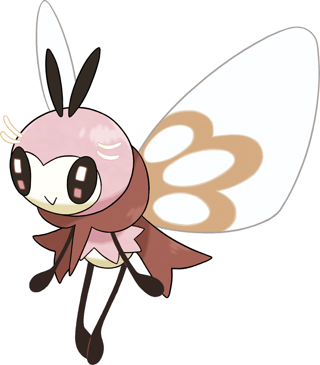 Animated Pink Bee Creature PNG