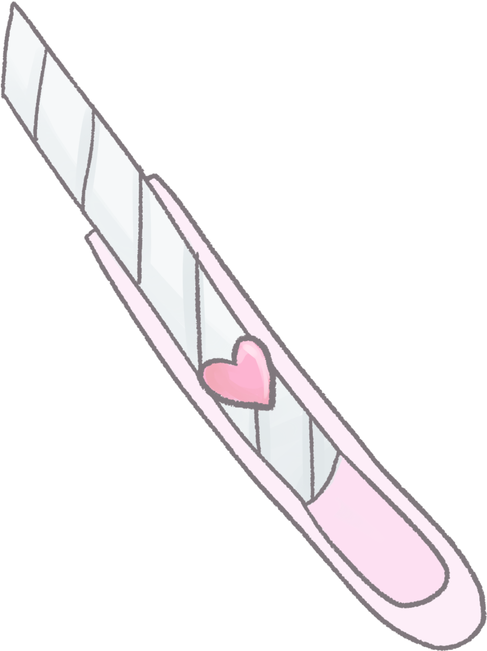 Animated Pink Heart Test Tube PNG