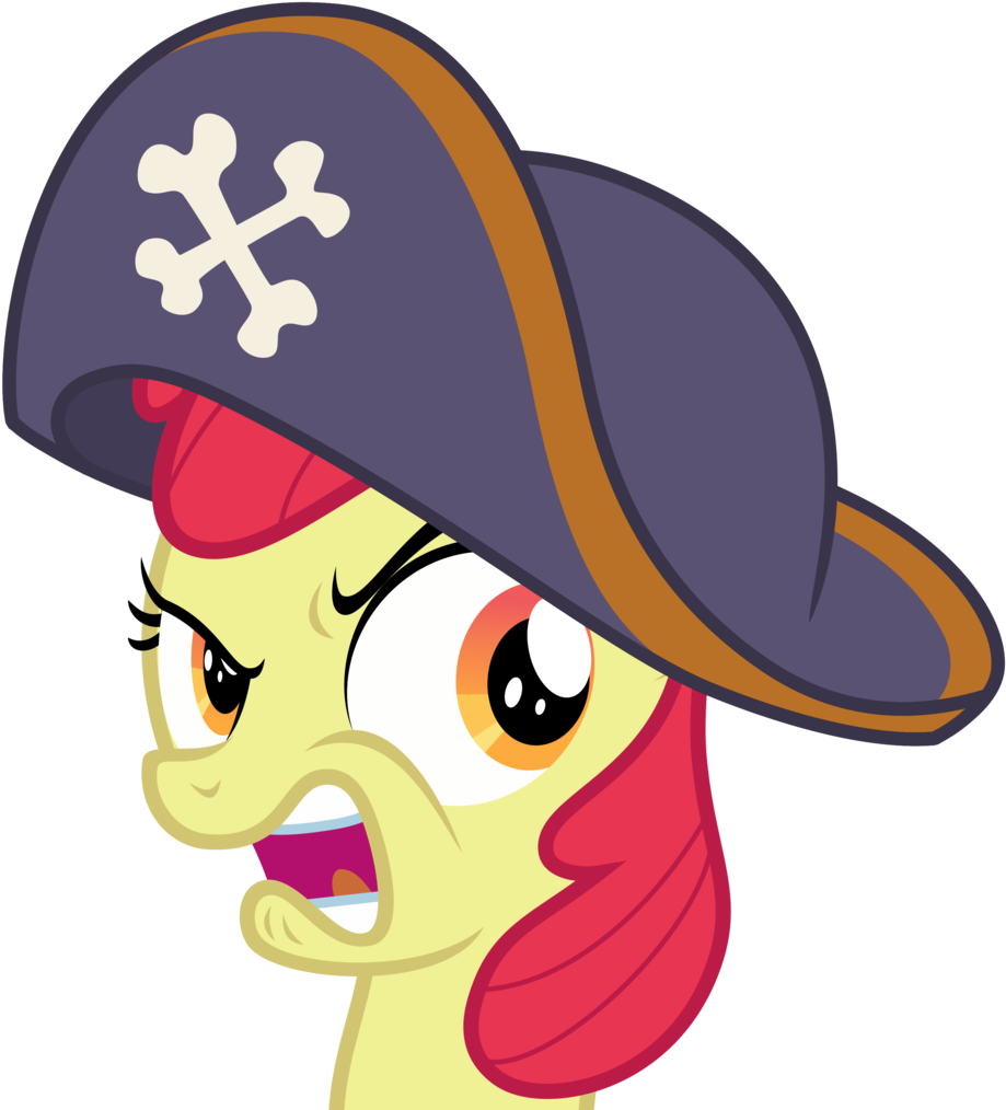 Animated Pirate Hat Character PNG