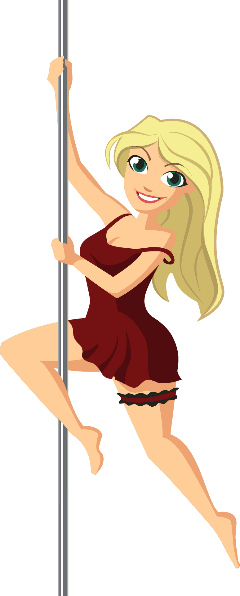 Animated Pole Dancer PNG