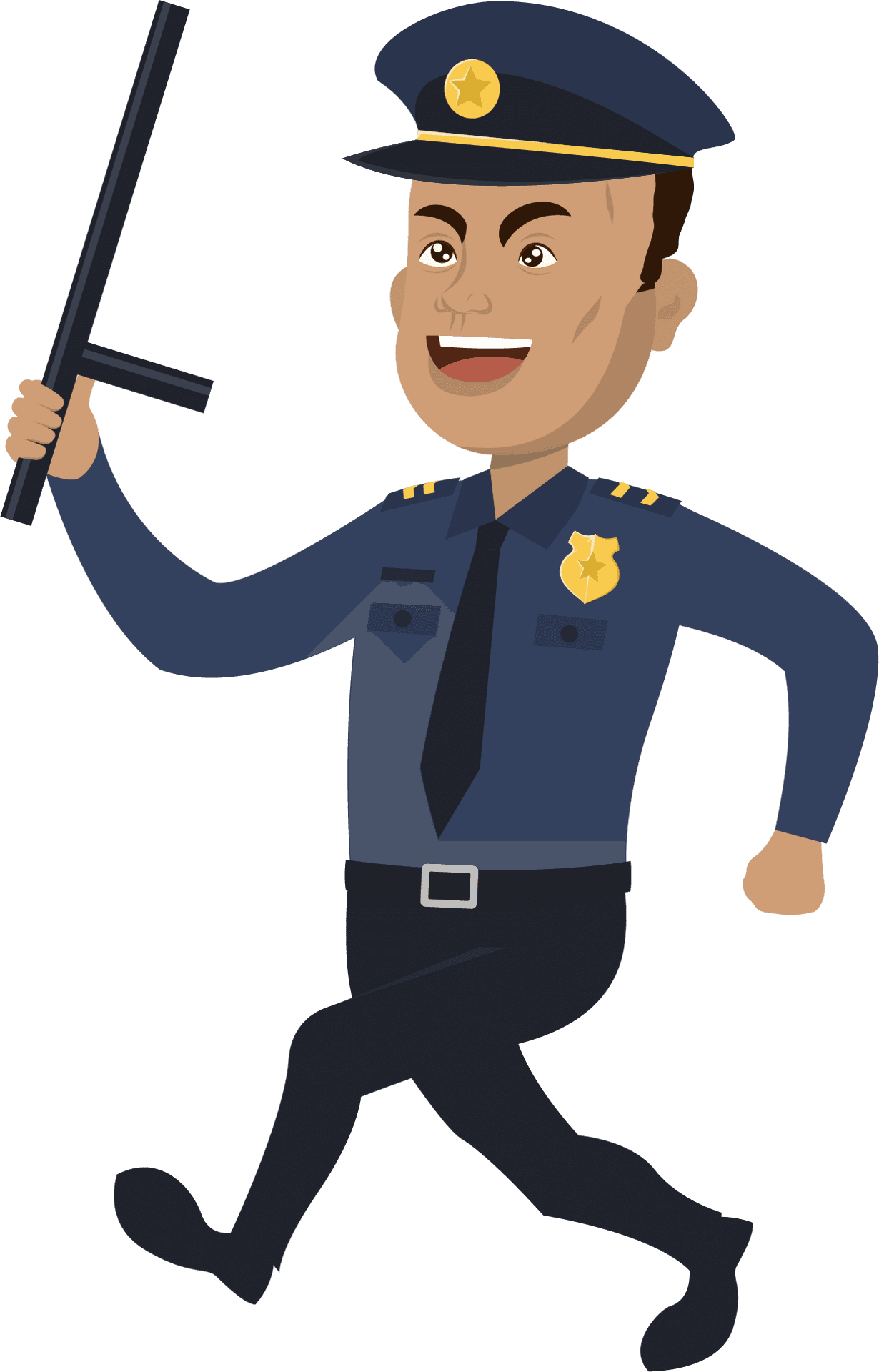 Animated Policemanonthe Run PNG