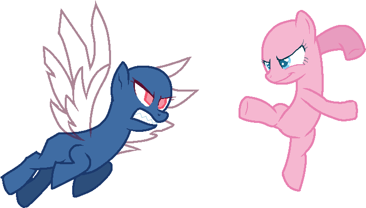 Animated Ponies Showdown PNG