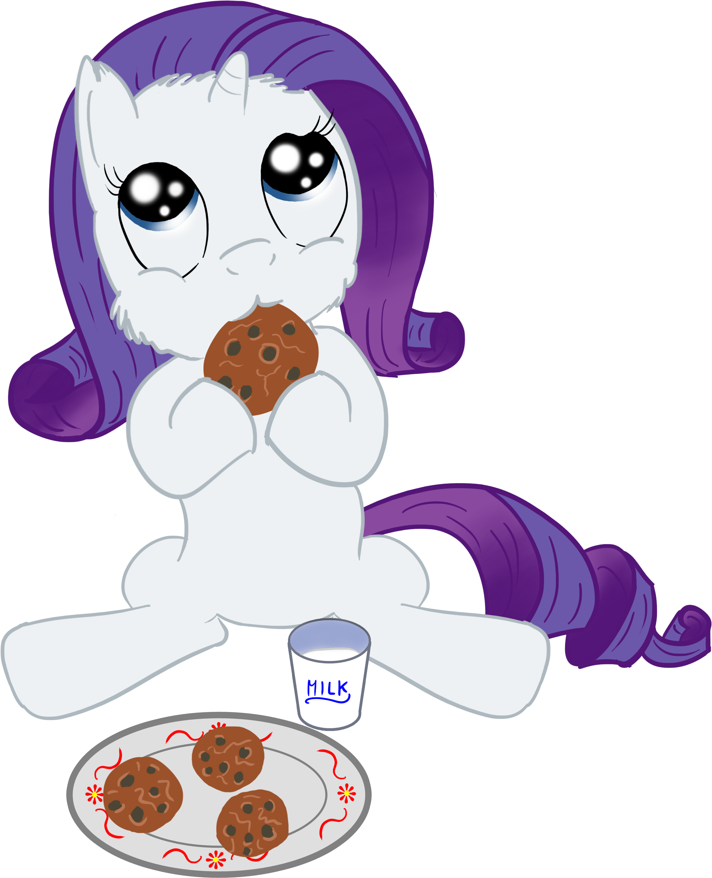 Animated Pony Eating Cookies PNG