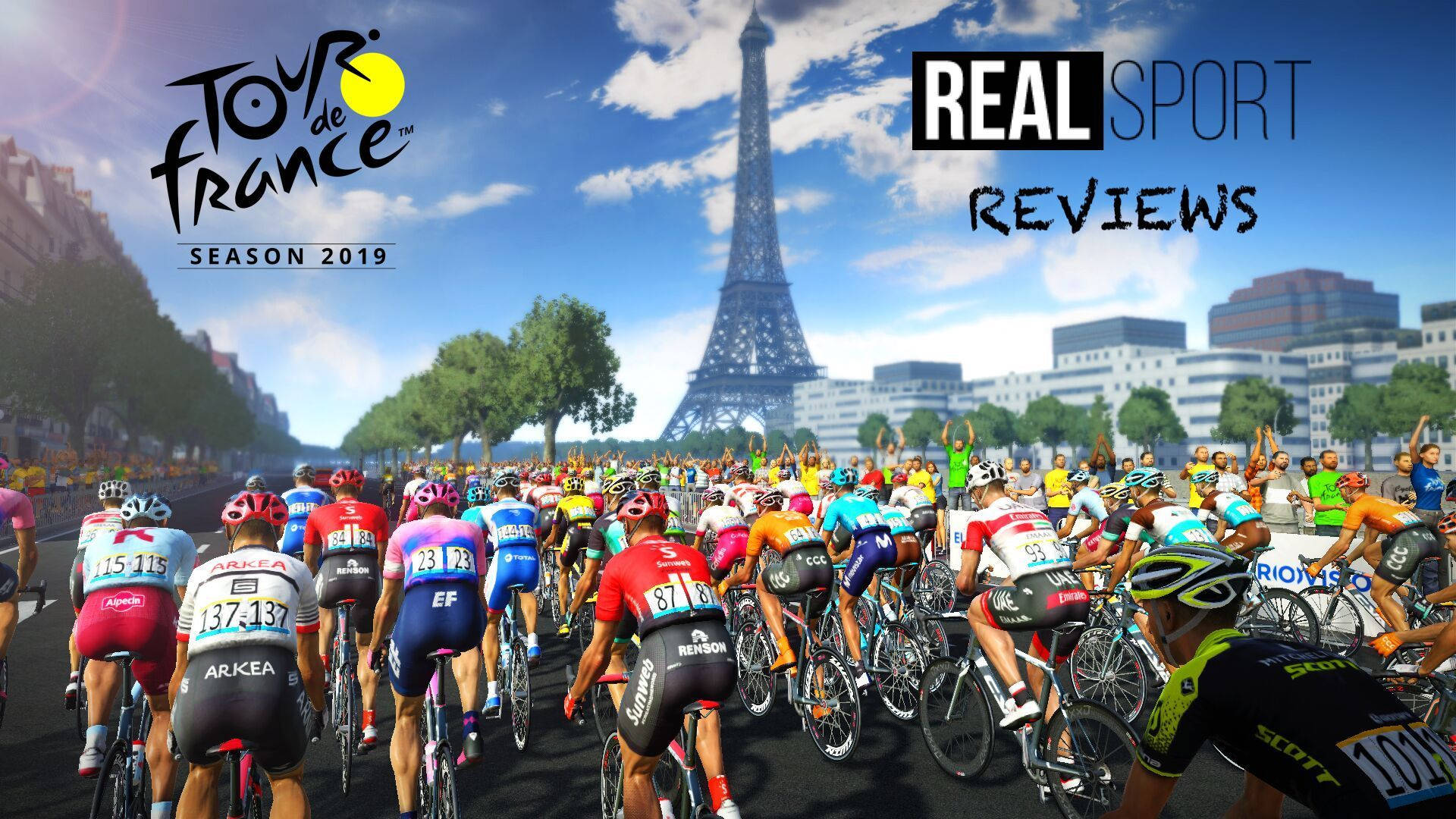 Animated Poster Of Tour De France Background