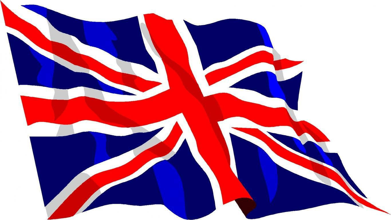 Animated Poster Of United Kingdom Flag Background