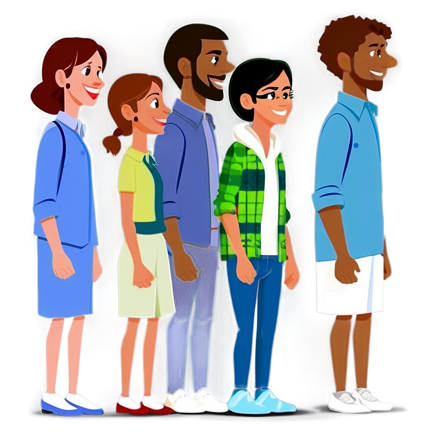 Animated Presentation Characters Png 06242024 PNG