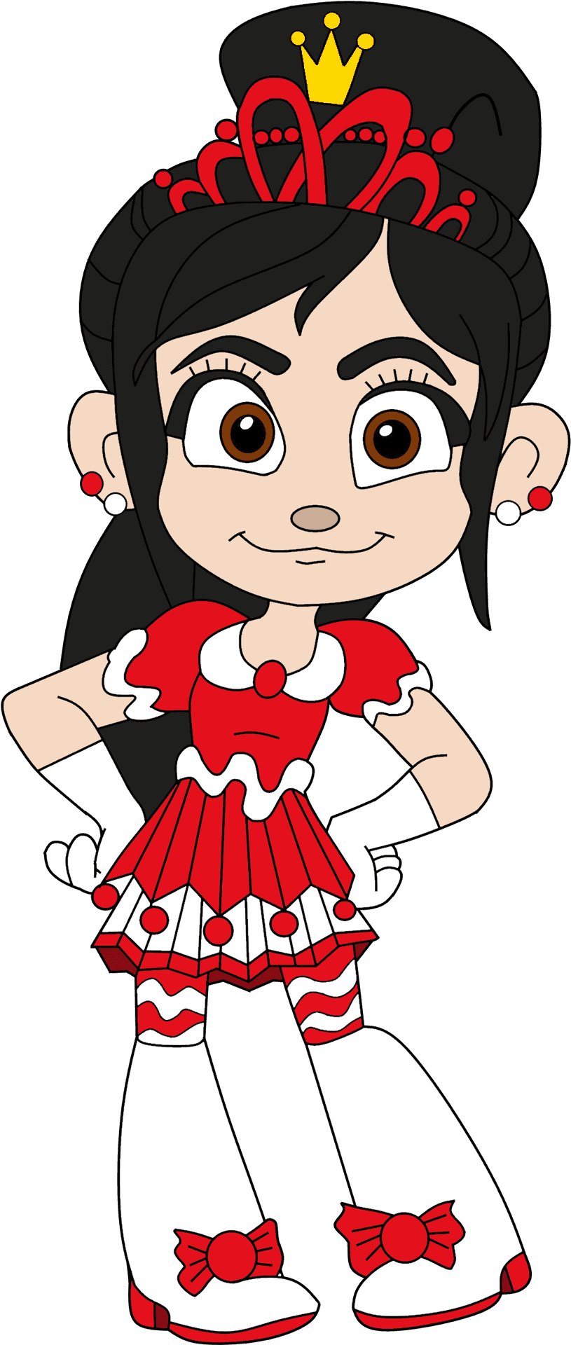 Animated Princess Character PNG