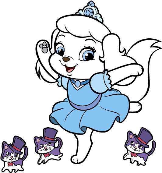 Animated Princess Dogand Cats PNG