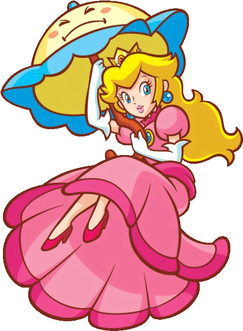 Animated Princess With Parasol PNG