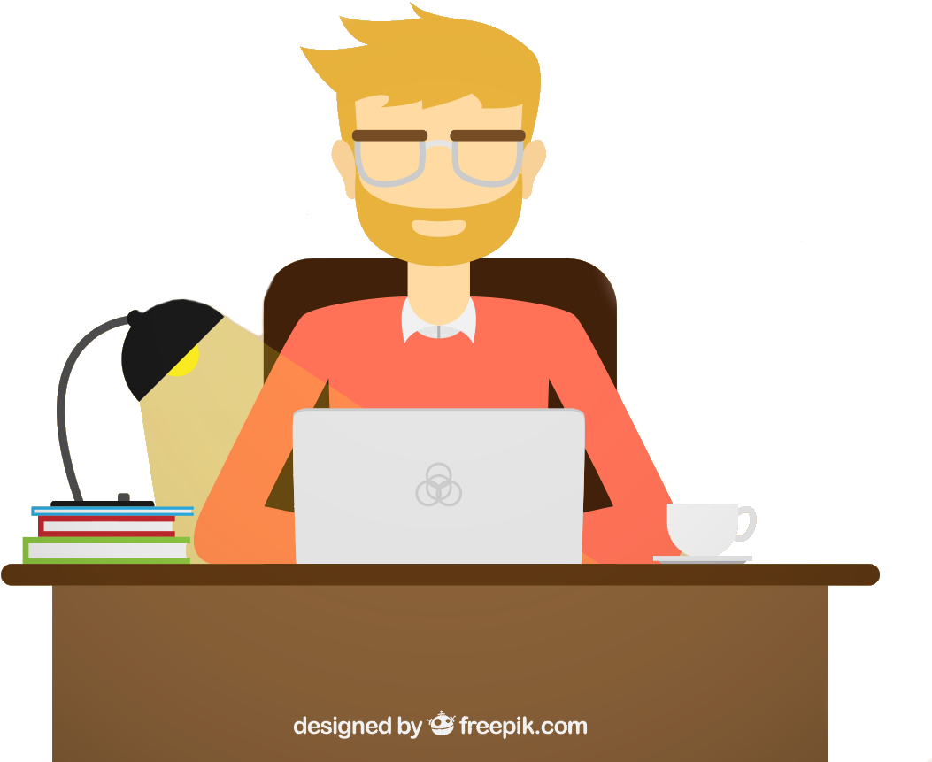 Animated Programmerat Work Desk PNG