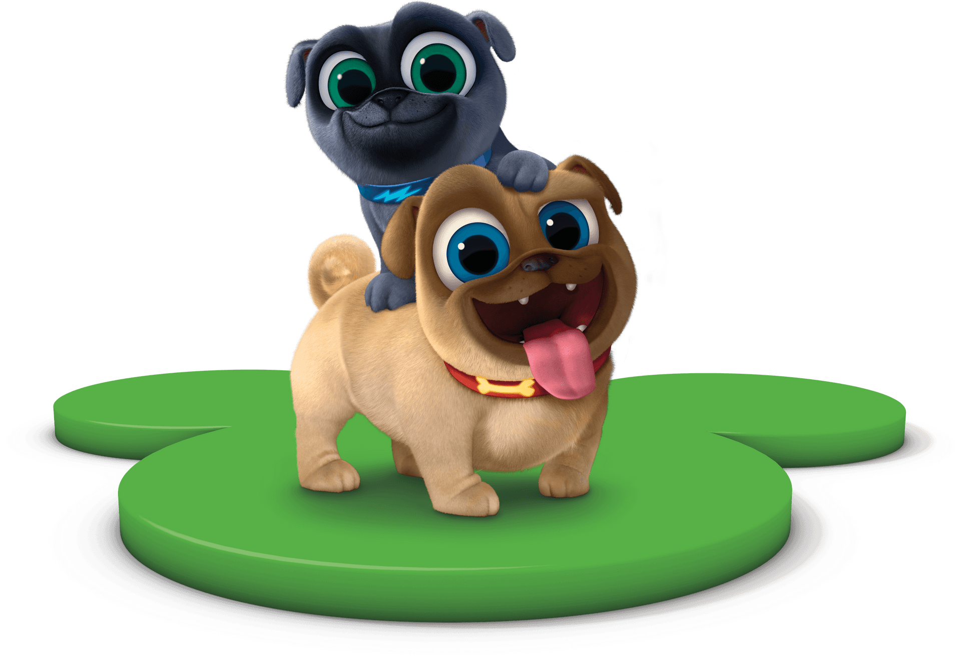 Animated Puppies Friends Together PNG