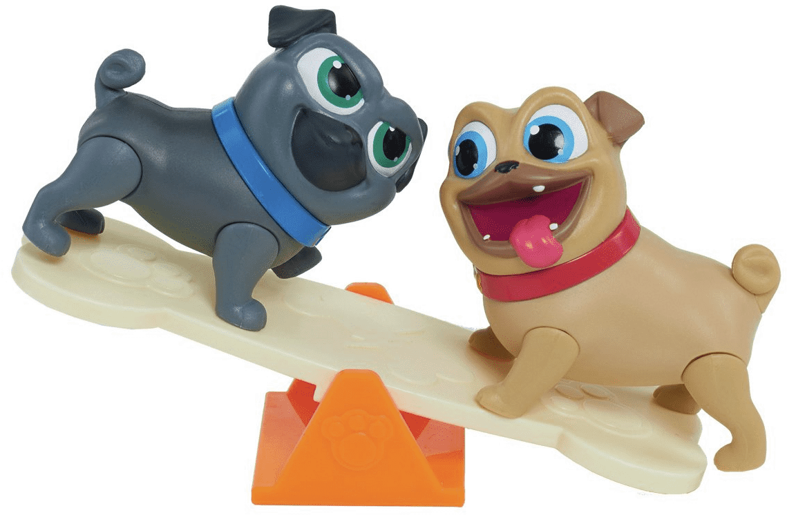 Animated Puppies On Seesaw PNG