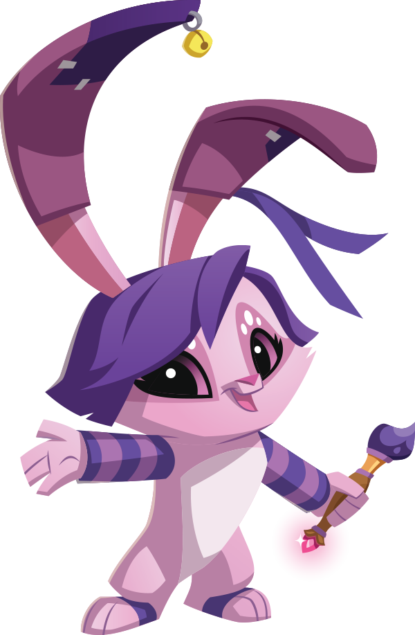 Animated Purple Bunny Animal Jam PNG