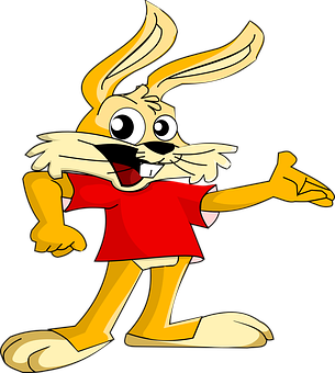 Animated Rabbit Character PNG