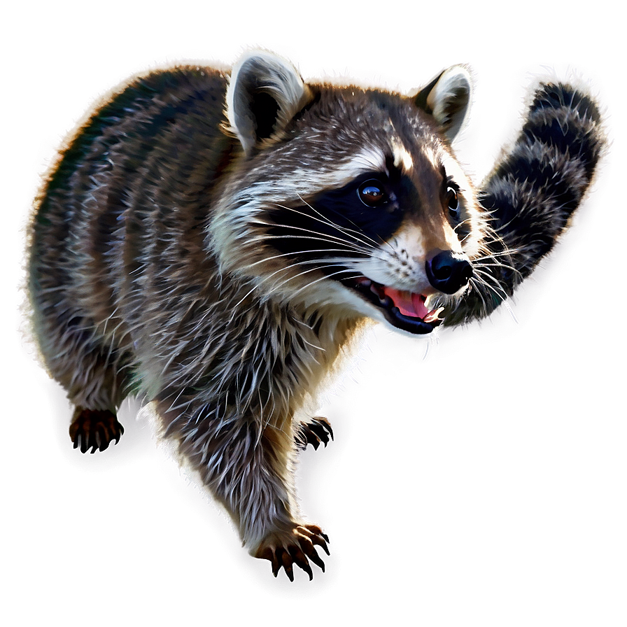 Animated Raccoon Png 05242024 PNG