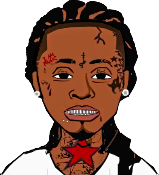 Animated Rapper Caricature PNG