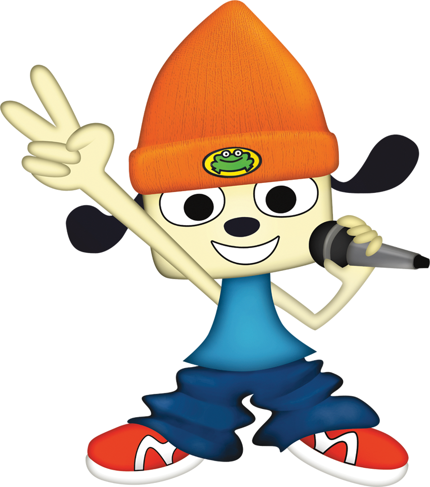 Animated Rapper Character Peace Sign PNG