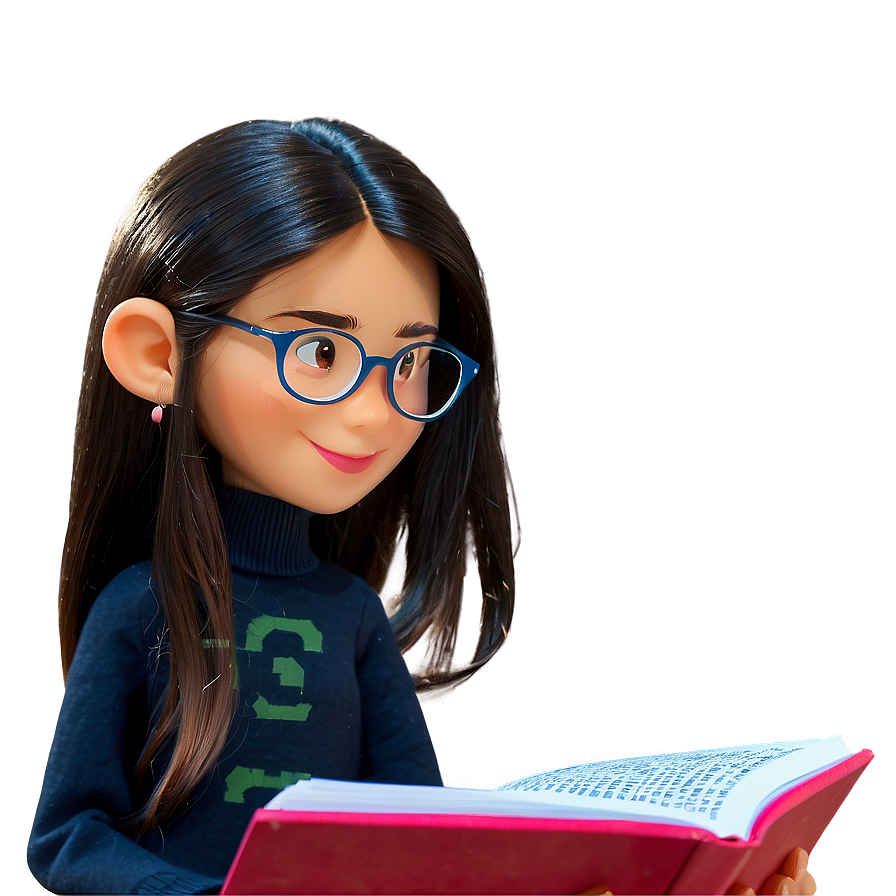 Animated Reading Book Png Lfs PNG