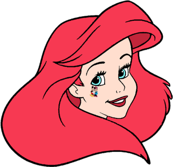 Animated Red Haired Girl Portrait PNG