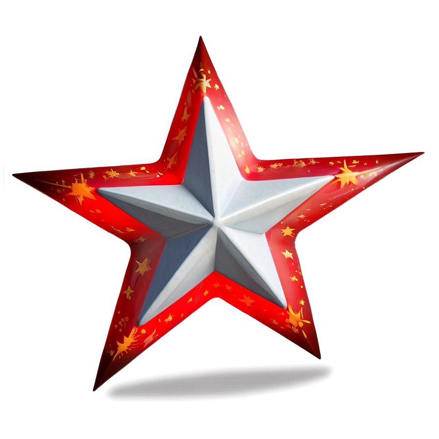 Animated Red Star Png Fan PNG