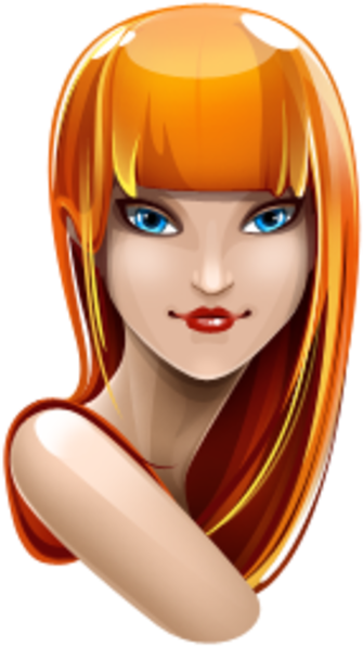 Animated Redhead Avatar PNG