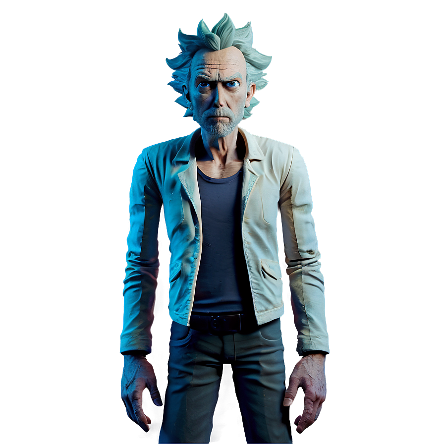 Animated Rick Character Png Ehq28 PNG