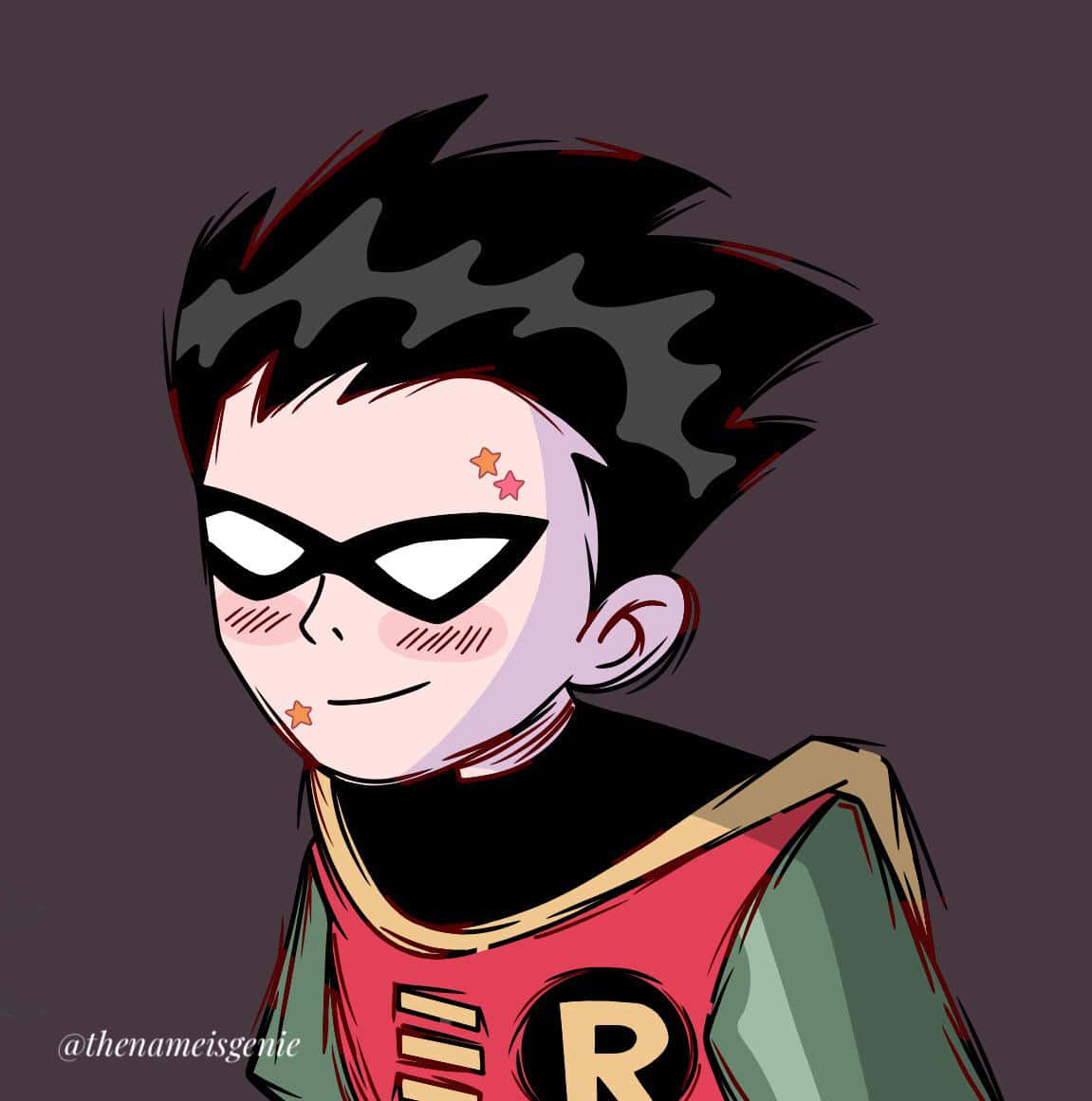 Animated Robin Teen Titans Avatar Wallpaper