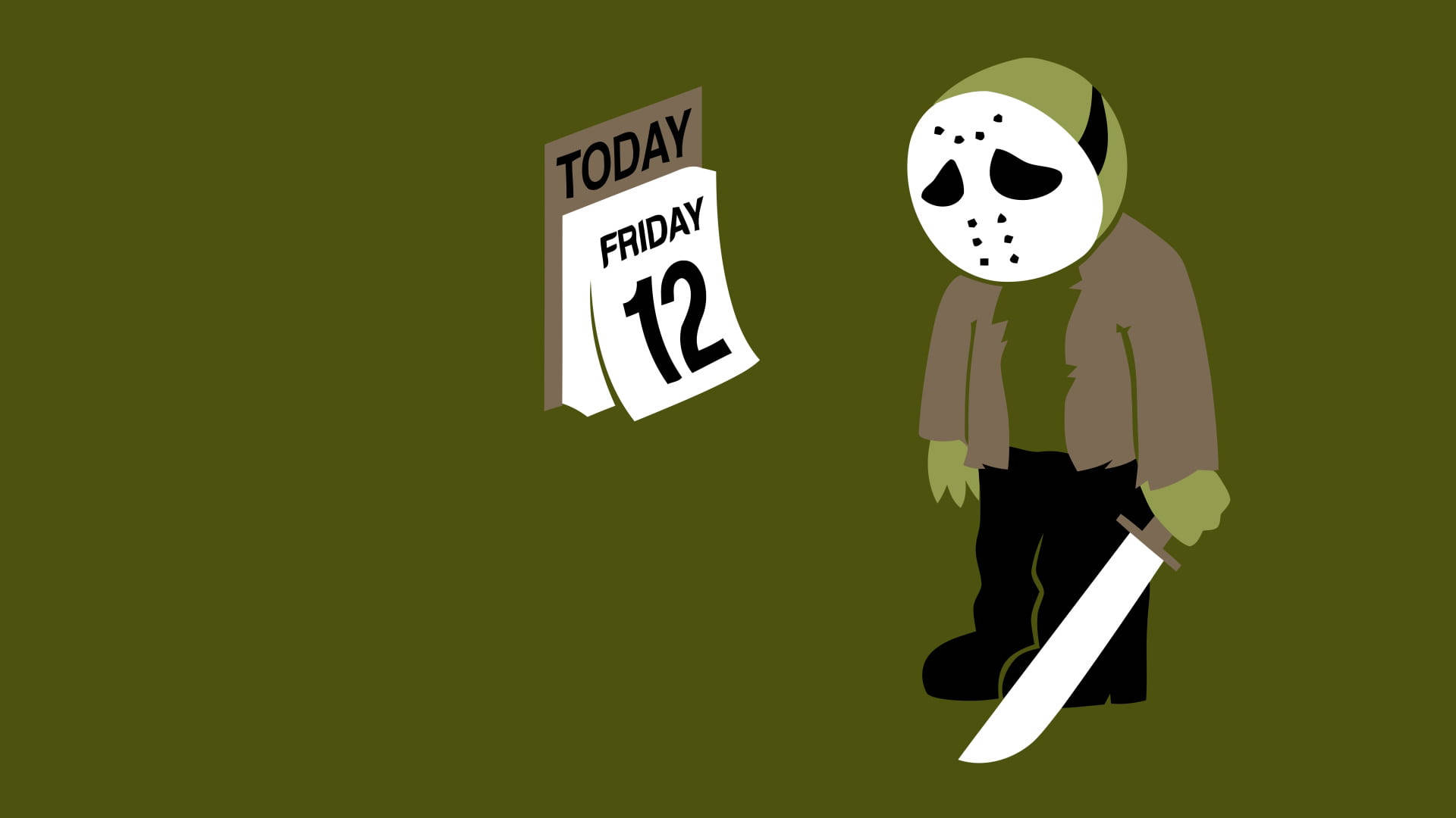 Animated Sad Jason Friday The 13th Background