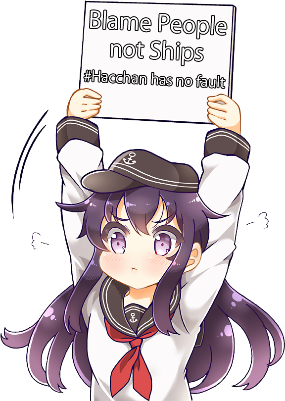 Animated Sailor Girl Protest Sign PNG