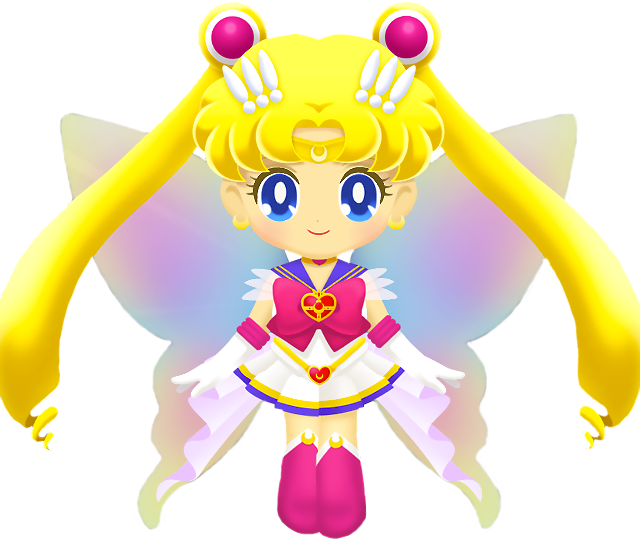 Animated Sailor Moon Character PNG
