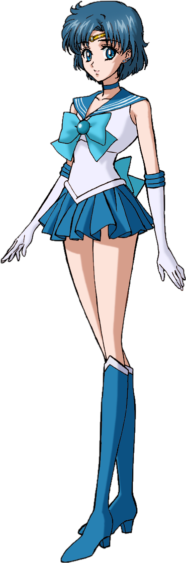 Animated Sailor Scout Character PNG