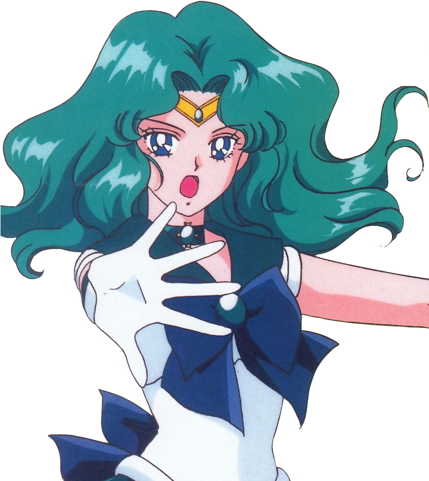 Animated Sailor Senshi Surprised Pose PNG