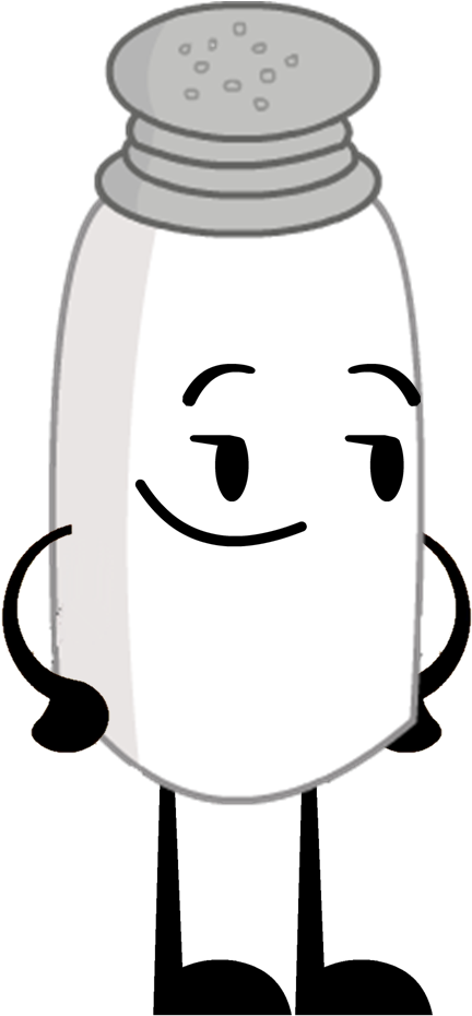 Animated Salt Shaker Character PNG