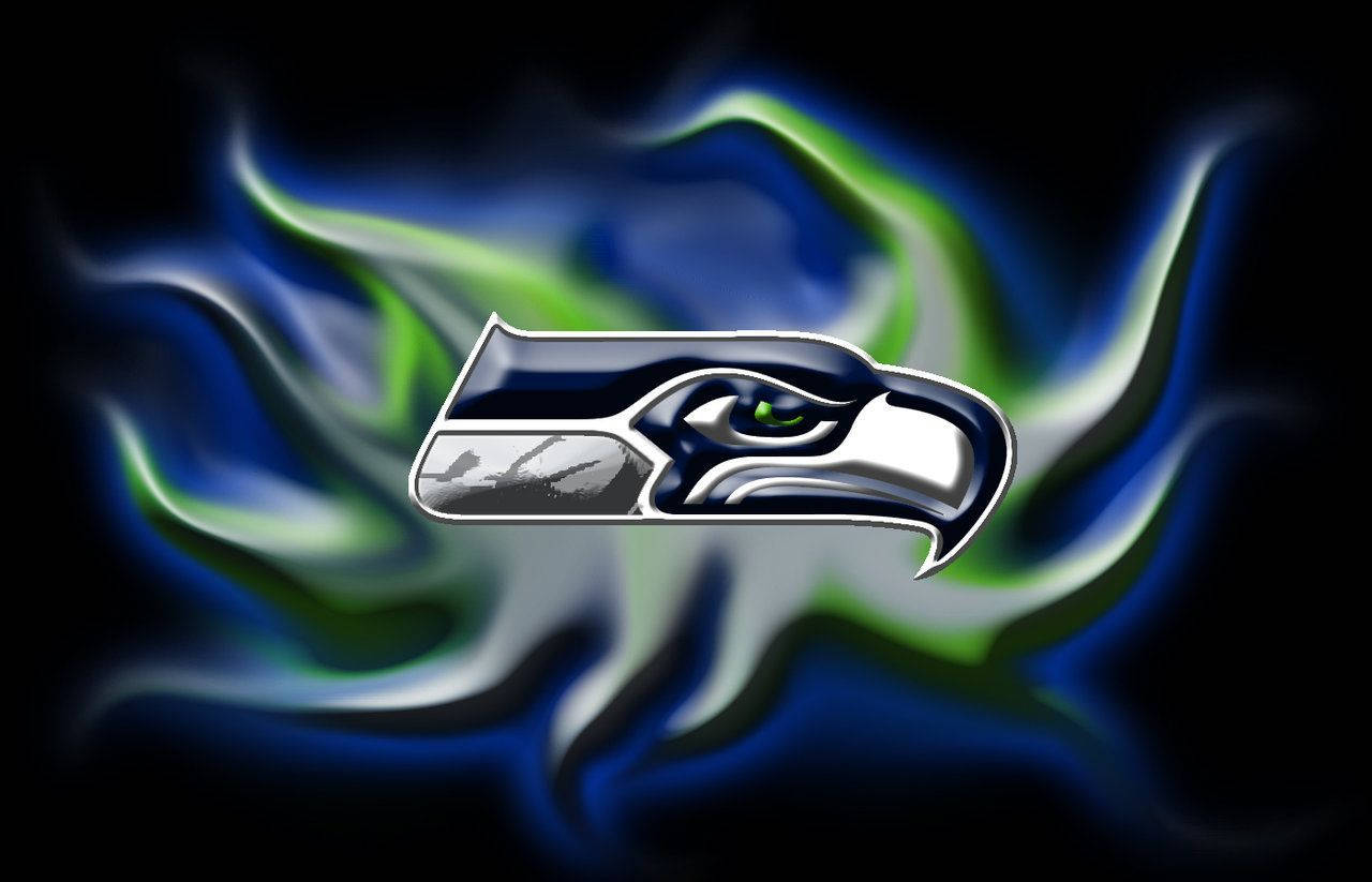 Animated Seahawks Logo Wallpaper