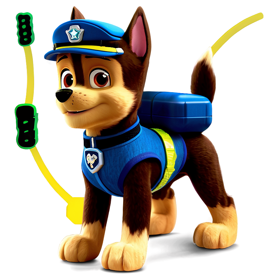 Download Animated Series Chase Paw Patrol Png 05252024 | Wallpapers.com