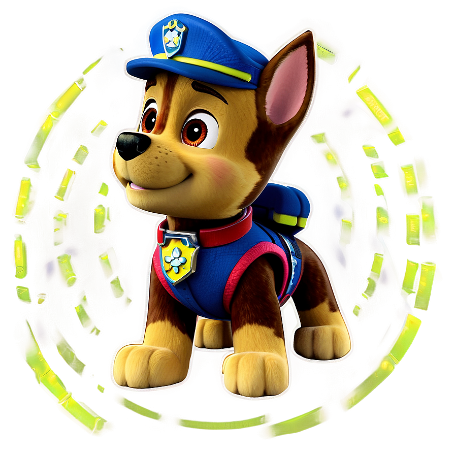 Animated Series Chase Paw Patrol Png Nfp84 PNG