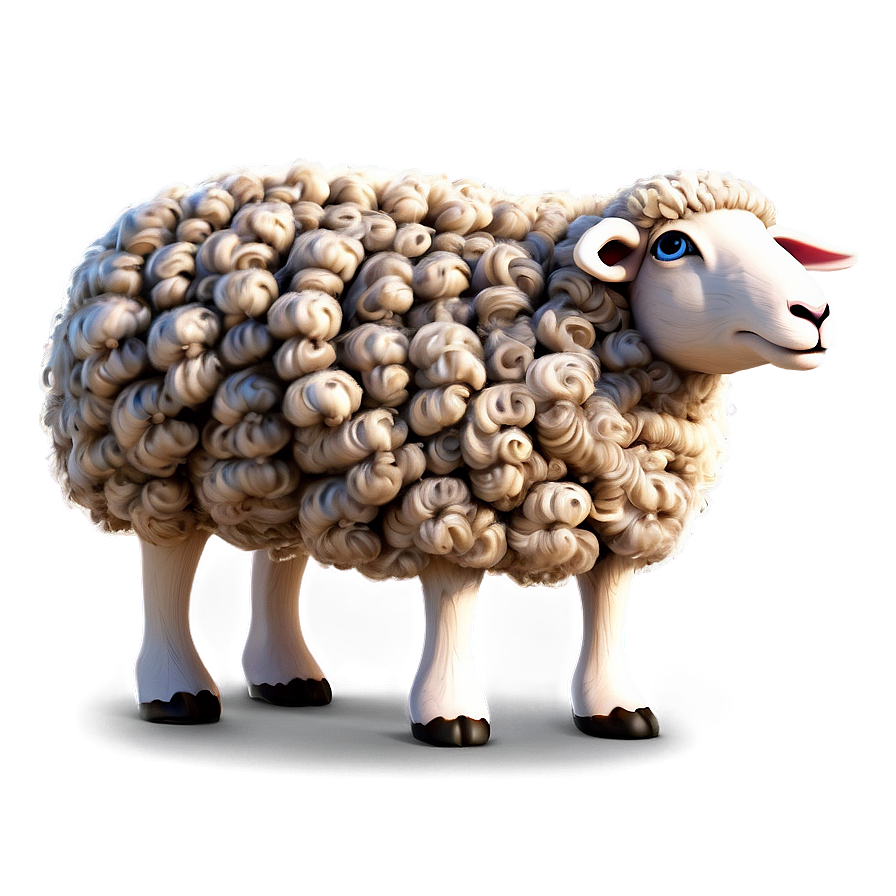 Download Animated Sheep Png Oeo | Wallpapers.com