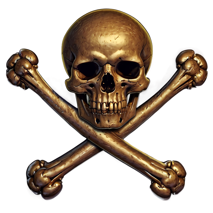 Animated Skull And Bones Png 06122024 PNG